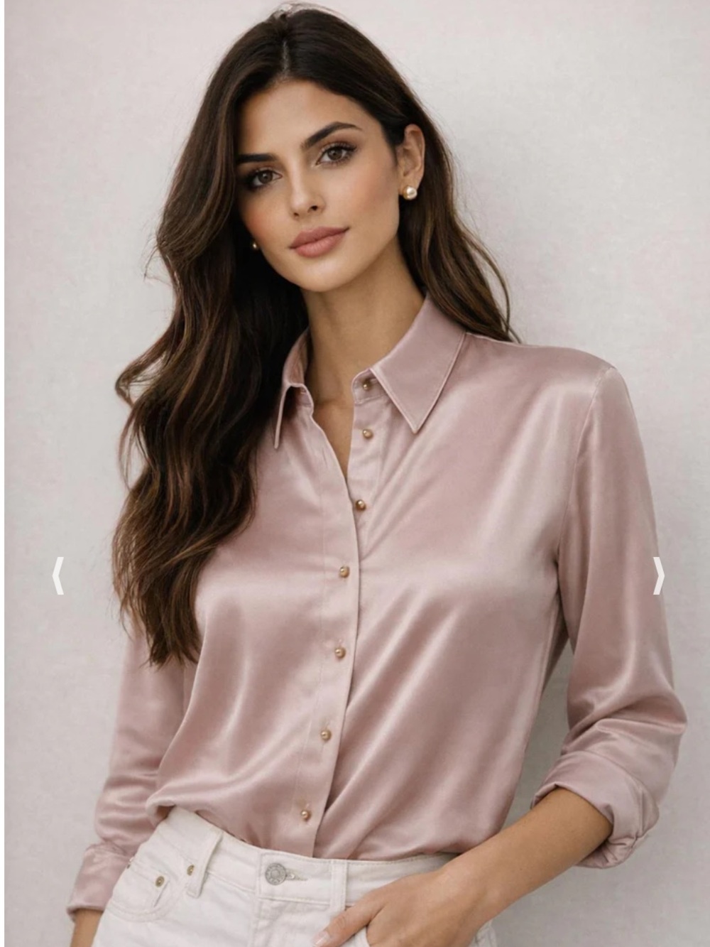 Ravella Milano Mulberry Silk Blouse $325.  Rose Pink Size XXL
